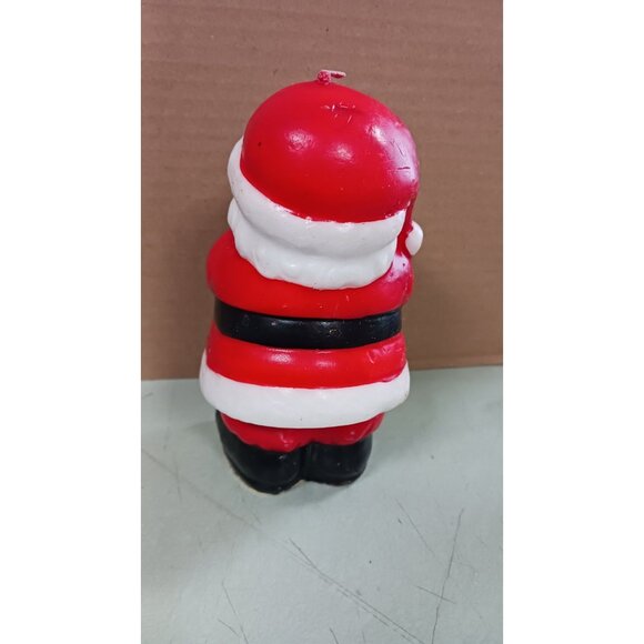 Vintage Santa Claus Christmas Candle 5 1/2 inches tall never lite - Picture 3 of 6